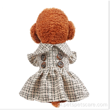 2020 Najnowszy kołnierz z Doll Fashion Pet Dog Dress